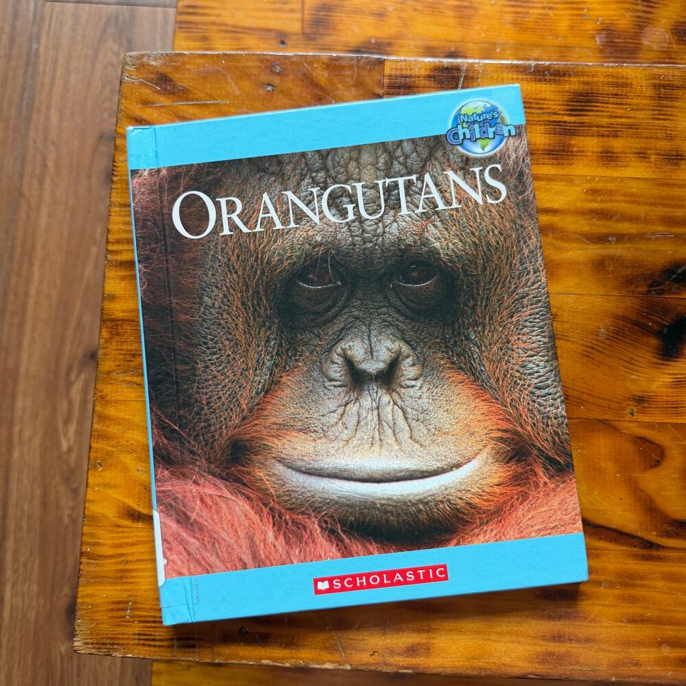 Scholastic Nature's Children Orangutans Hardcover Book